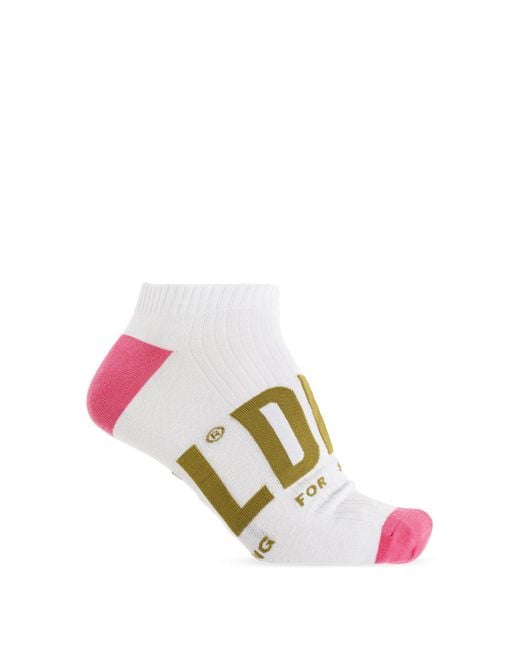 DIESEL White Three-Pack Of Socks 'Skm-Gost-Threepack' for men