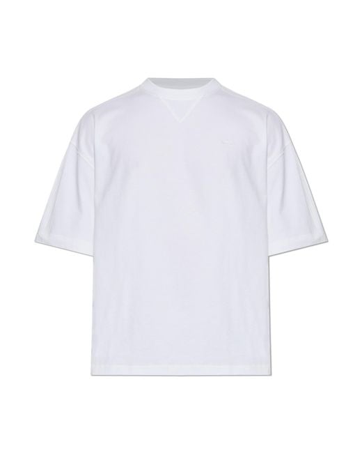 Adidas Originals White T-Shirt With Logo for men