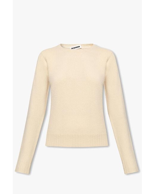 Jil Sander Natural Wool Sweater