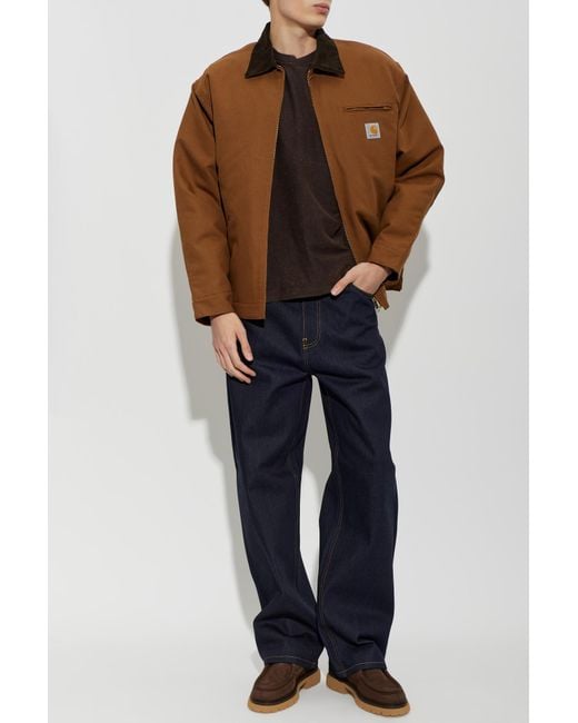 Carhartt Brown 'Og Detroit' Jacket for men