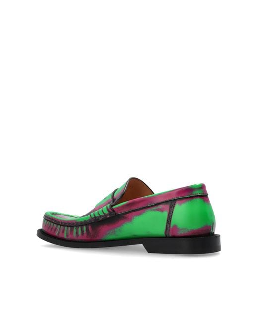 Loewe Black Campo Loafers