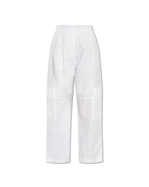 Herskind White Loose-fitting 'hega' Trousers,