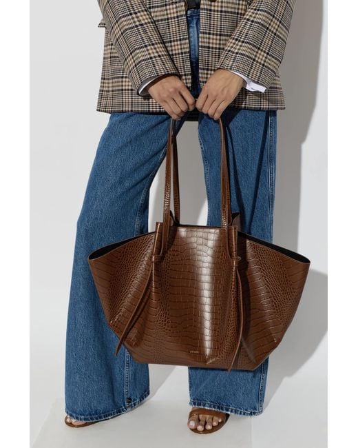 Yuzefi Brown Shopper Bag 'Xl Mochi'