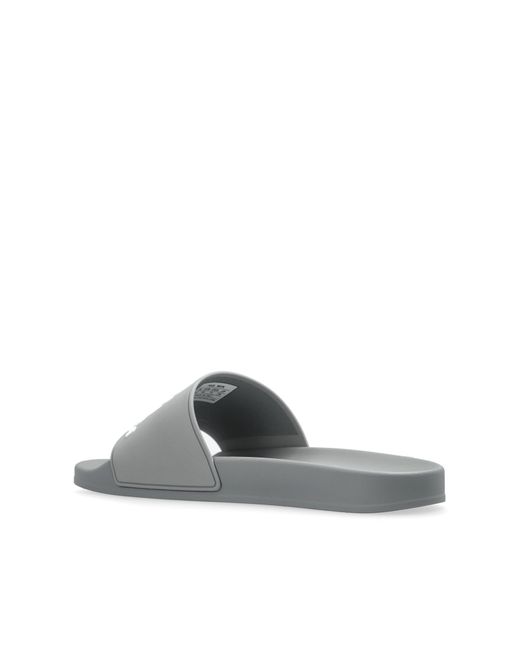 Balenciaga White Rubber Flip-Flops for men