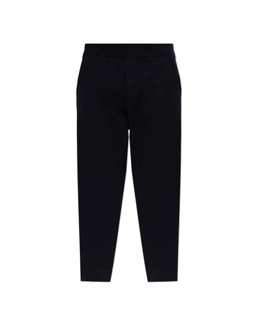 DSquared² Black Sweatpants With Logo Appliqué for men