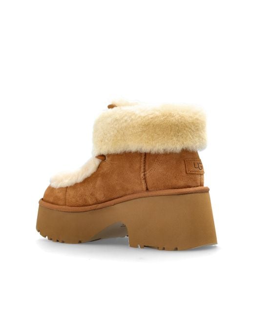 Ugg Blue "w Esmee Lace Up" Shoes,