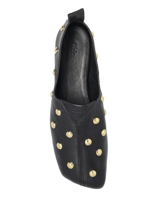 Chloé Black Leather Shoes "Rita"