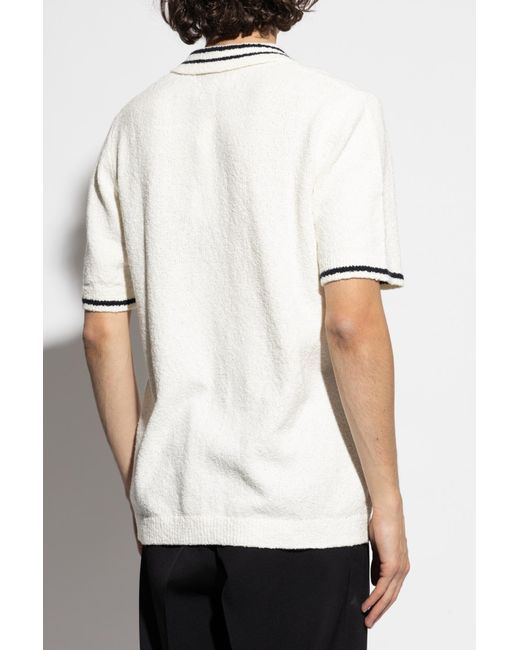 Samsøe & Samsøe White Polo "Sapedro" for men