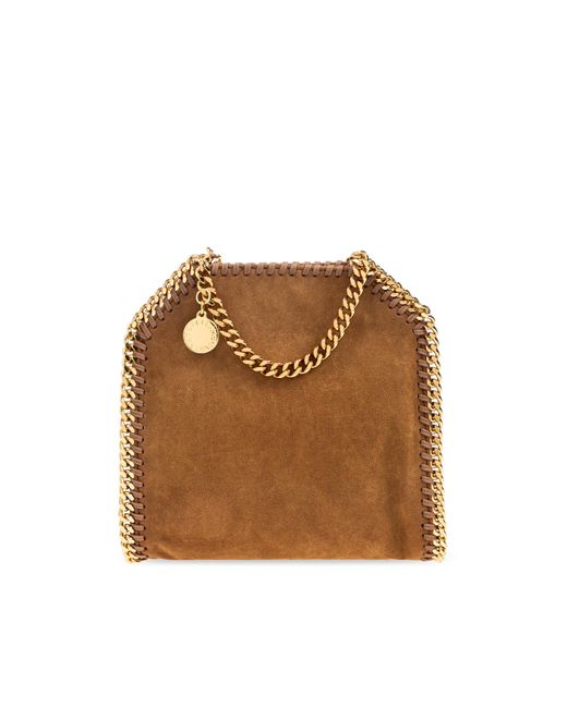 Stella McCartney Brown Handbag Falabella Tiny