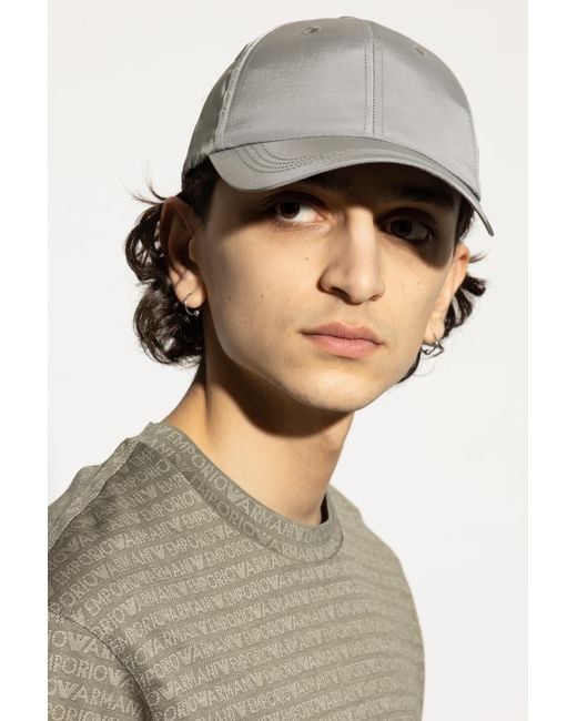 EA7 Gray Baseball Cap