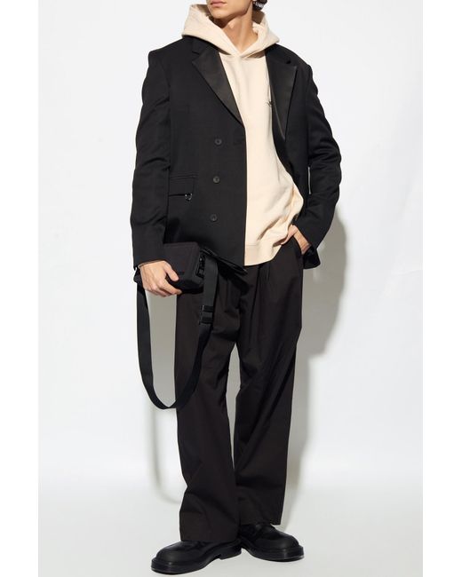 Jacquemus Natural Gros Grain Hooded Sweatshirt for men