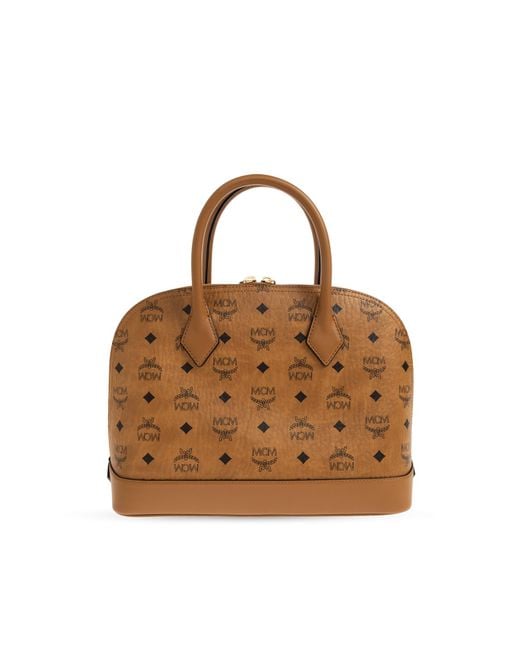 MCM Brown "Pina Medium" Bag