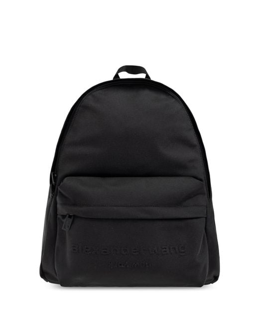 Alexander Wang Black Backpack With Logo