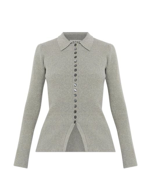 Rohe Gray Fitted Cardigan