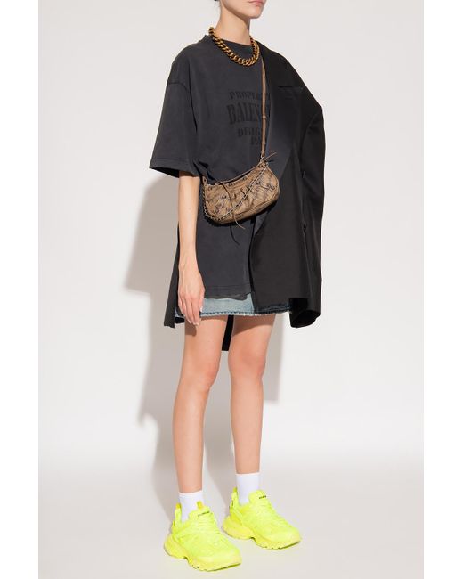 balenciaga grey t shirt