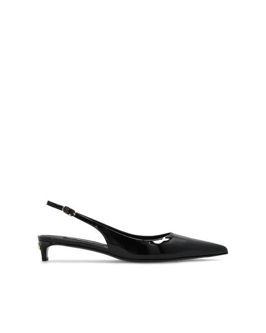 Dolce & Gabbana Black 'Lollo' Pumps