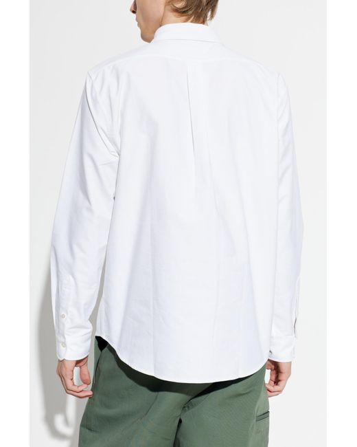 KENZO White Shirt With Patch for men