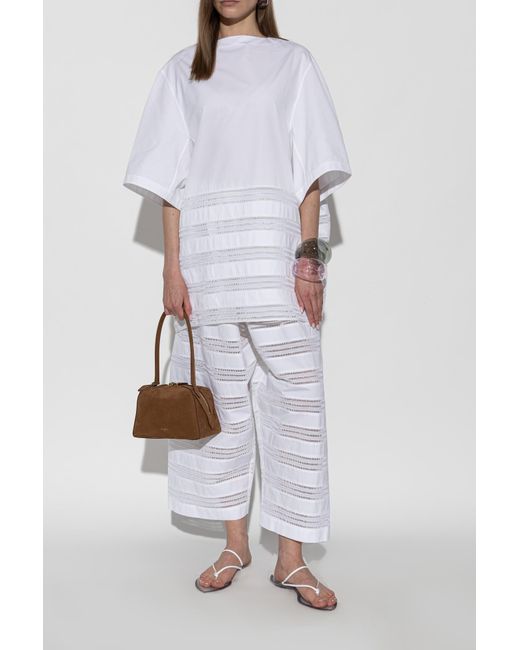 Alaïa White Flip-Flops