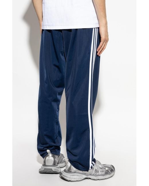 Adidas Originals Blue Sweatpants With Logo, for men