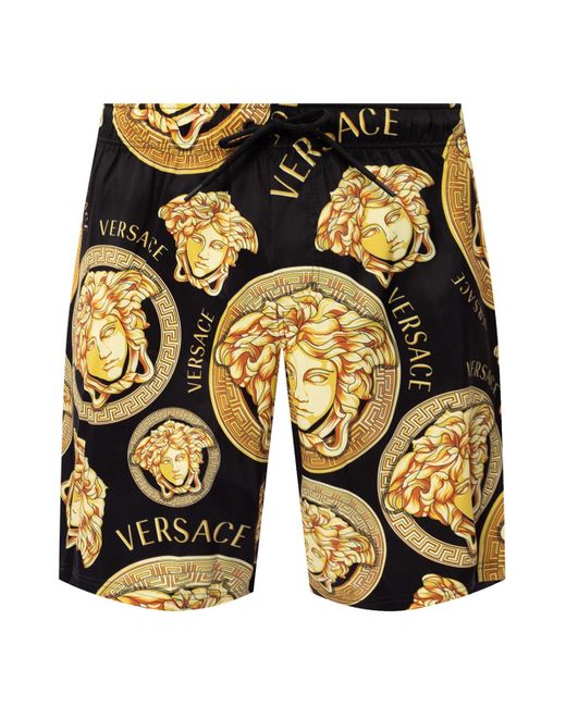 yellow versace shorts