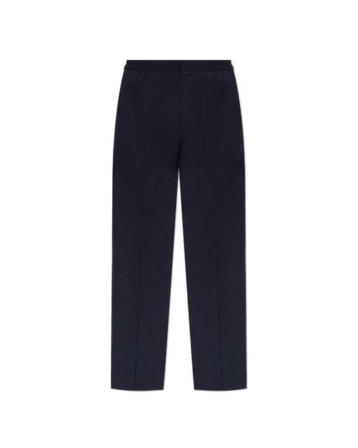 Paul Smith Blue Wool Trousers for men
