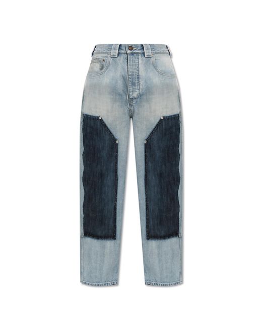 Balenciaga Blue Jeans With A 'Vintage' Effect