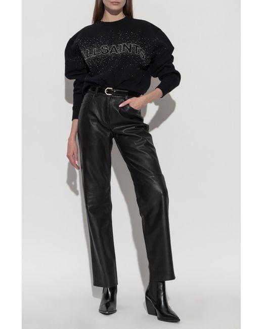 AllSaints Black Sweatshirt 'Sprinkle'