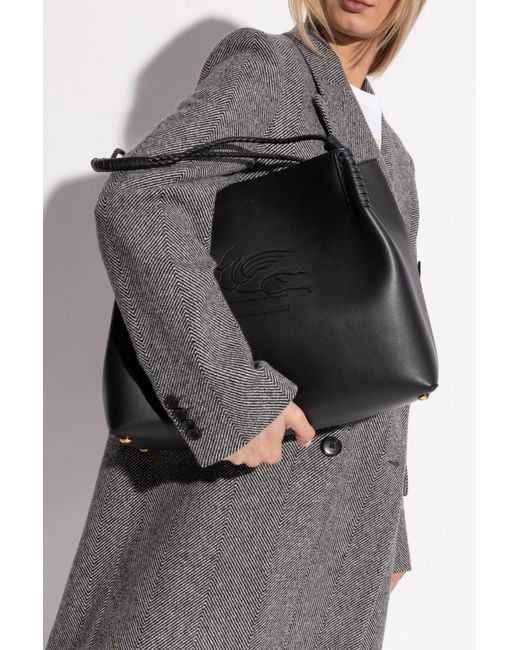 Etro Black 'Shopper' Type Bag