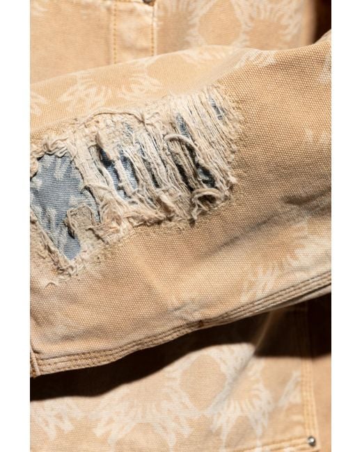 Amiri Gray Monogram Jacket for men