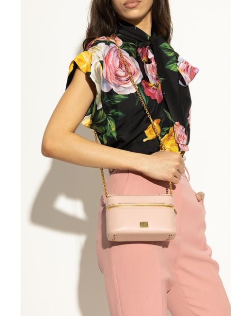 Dolce & Gabbana Pink Shoulder Bag 'Sicily'