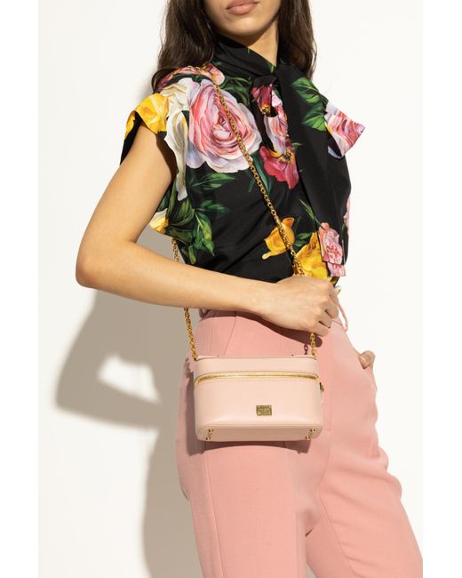 Dolce & Gabbana Pink Shoulder Bag 'Sicily'
