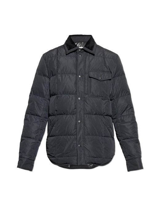 Moncler Gray Down Jacket "Marcilly" for men