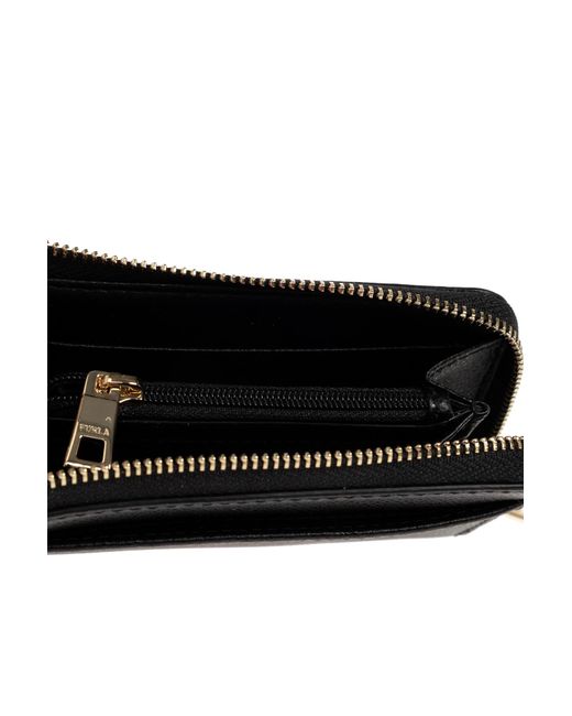 Furla Black "Laura Medium" Wallet