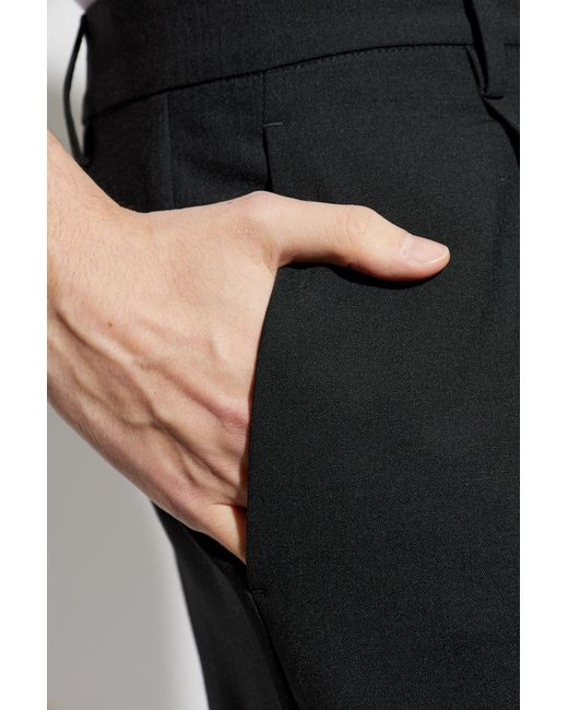 DSquared² Black Pants With Logo for men
