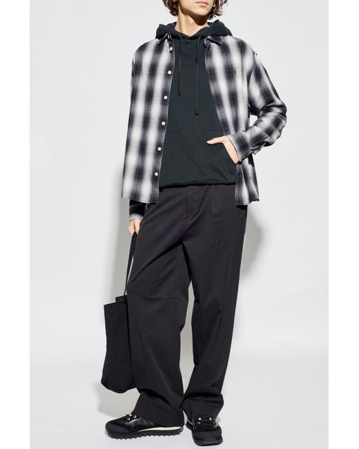 AllSaints Blue Brace Sweatshirt for men
