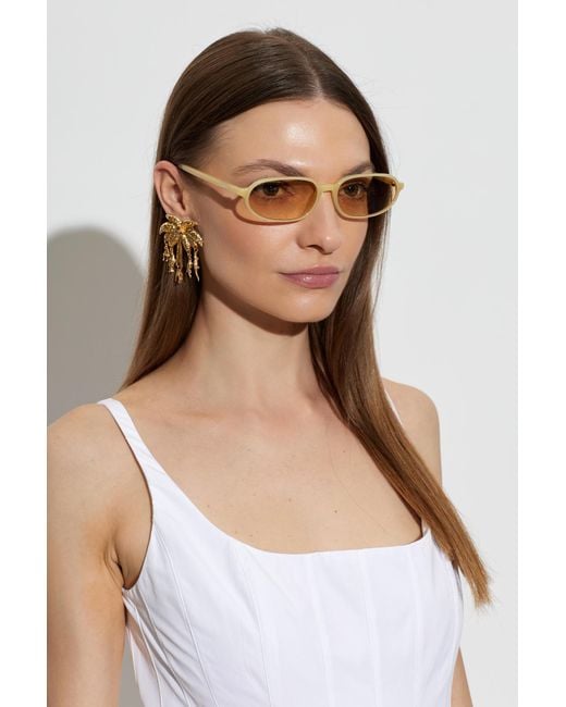 Jacquemus Metallic Sunglasses