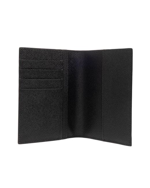 Dolce & Gabbana Black Passport Case for men