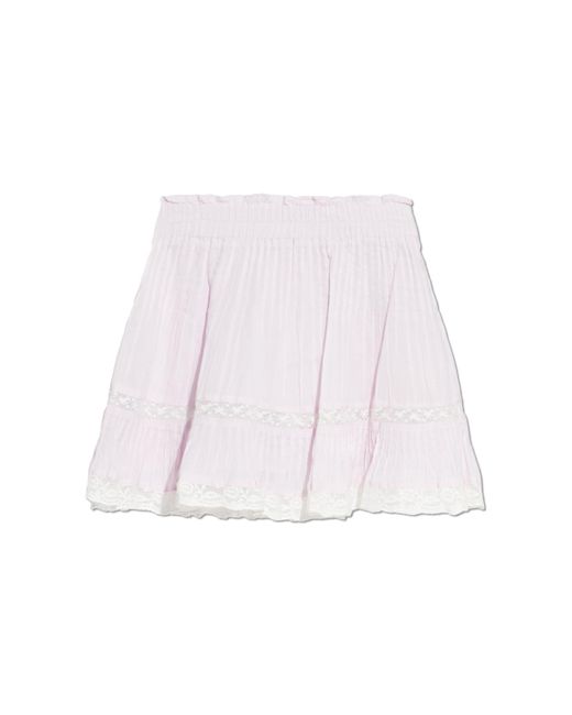 LoveShackFancy White Skirt 'Gloriana'