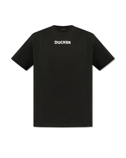 Save The Duck Black Printed T-Shirt for men