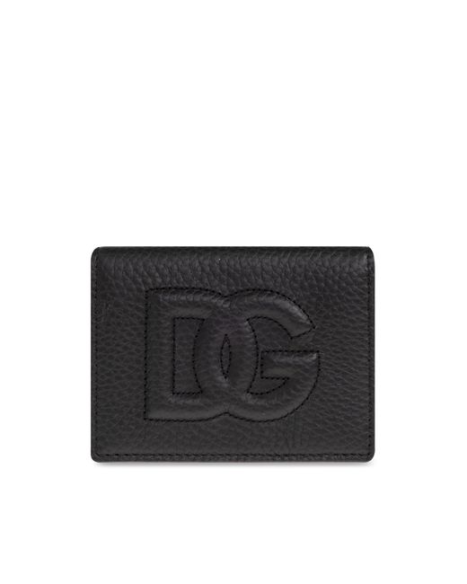 Dolce & Gabbana Black Card Case With Logo for men