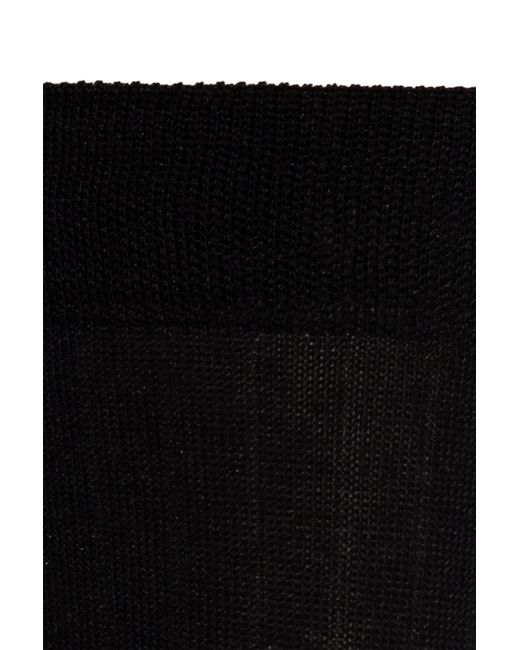 Maison Margiela Black Socks With 'Tabi' Cut-Out