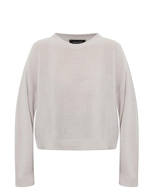 Fabiana Filippi White Cashmere Sweater