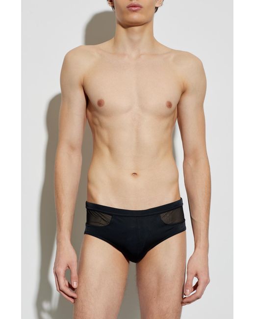 DSquared² Black Swim Briefs for men