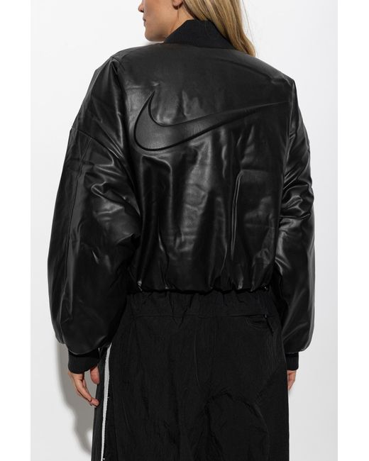 Nike Black Insulated 'Bomber' Jacket