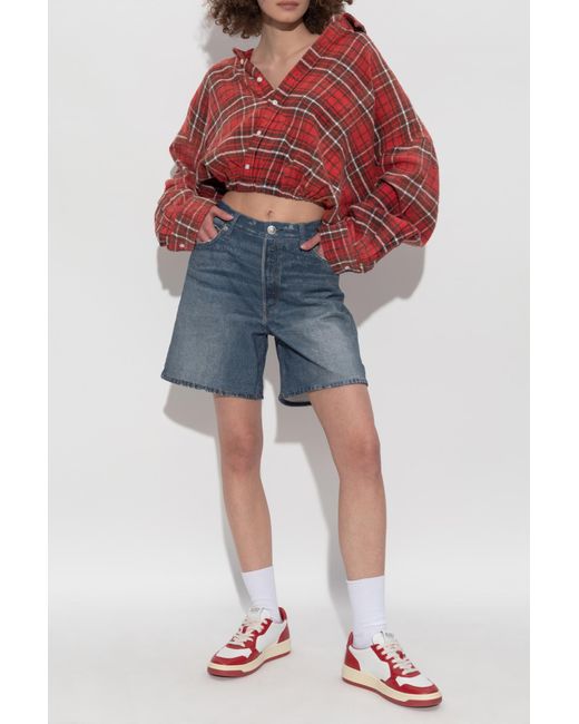 Rag & Bone Blue Shorts Cosmos