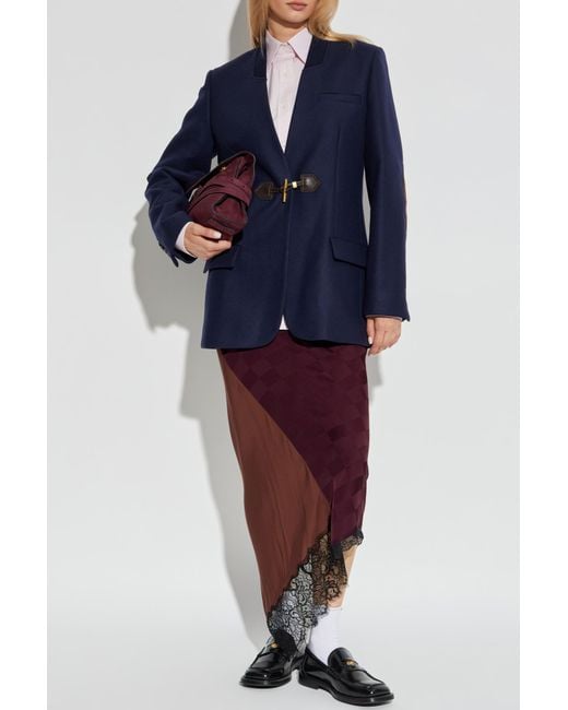 Moschino Blue Wool Blazer