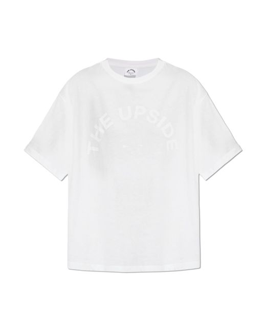 The Upside White T-Shirt "Laura"