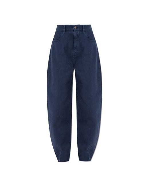 Emporio Armani Blue High-Waisted Jeans