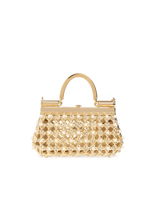 Dolce & Gabbana Metallic Handbag 'sicily',