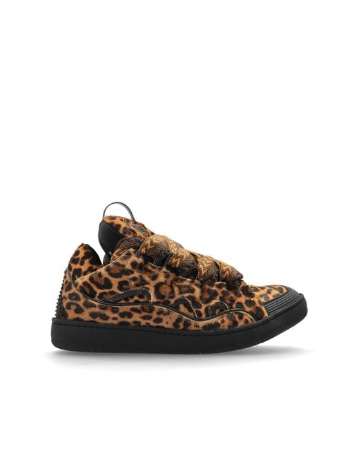 Lanvin Brown 'Curb' Sports Shoes